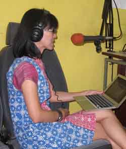 Ina at DJ FM, Surabaya